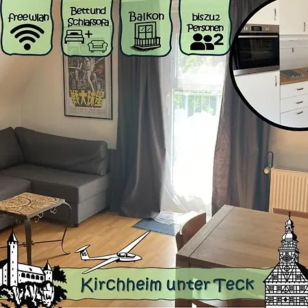 Rodo Balcony - 2 Mit 1 Schlafzimmer & Balkon Διαμέρισμα Kirchheim unter Teck